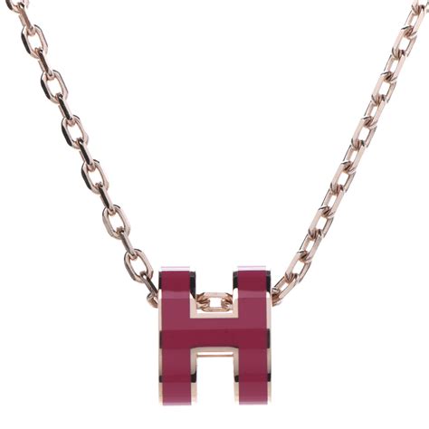 hermes petit h bag|Hermes mini h pop necklace.